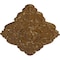 Ekena Millwork Ashford Ceiling Medallion, Hand-Painted Smokey Topaz Crackle, 42 3/4"W x 28 7/8"H x 1"P CM42X28ASSTC - alternate 2